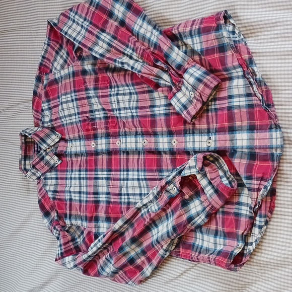 American Eagle Outfitters plaid long sleeve button shirt - Picture 1 of 6